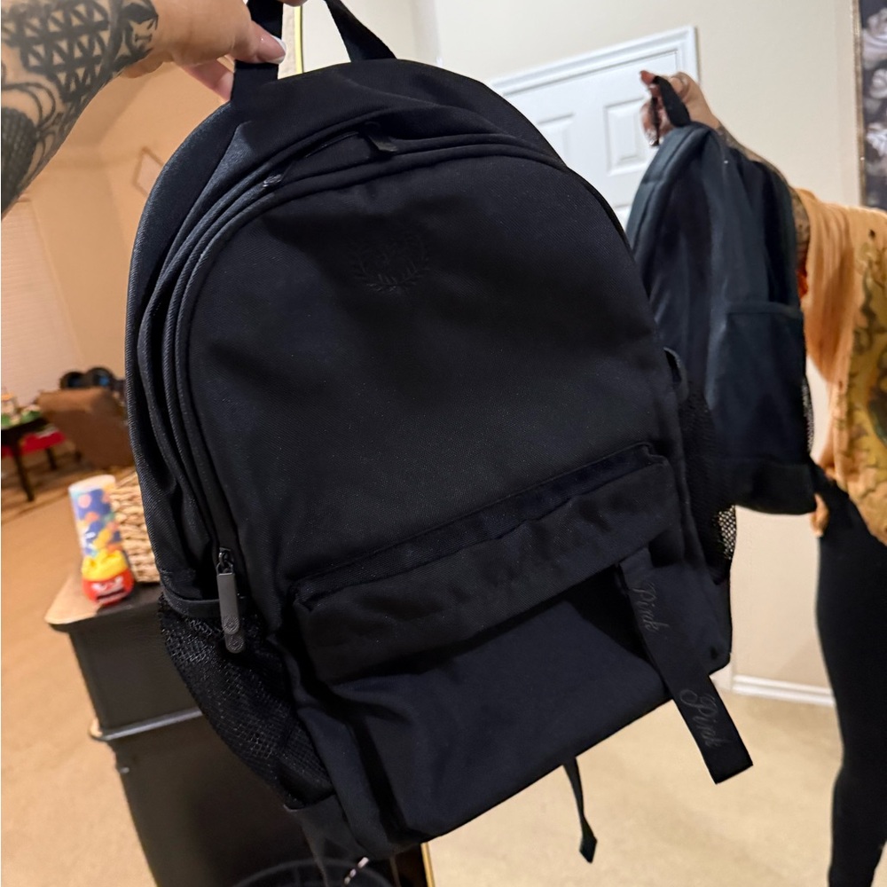 PINK Victoria's Secret Black Backpack